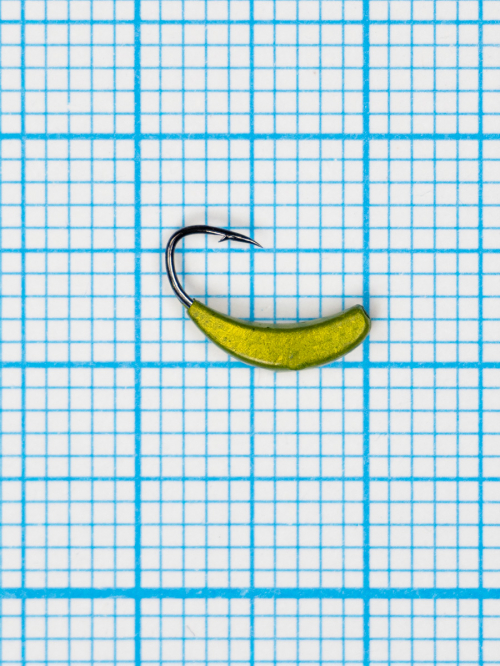 Мормышка Банан Квадратный (Banana Quattro) 0,25/2, жёлтый Fluo