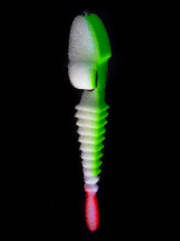 Поролоновая рыбка "3D Stream" 12 WGr Fluo
