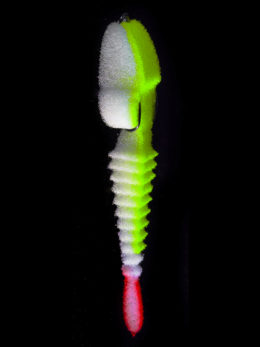 Поролоновая рыбка "3D Stream" 12 WLgr Fluo
