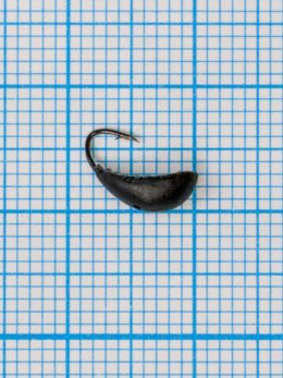 Мормышка Водяной ослик (Asellus aquaticus) 0,45/2, чёрно-серебристый