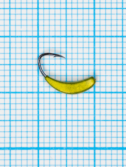 Мормышка Банан Квадратный (Banana Quattro) 0,35/4, жёлтый Fluo