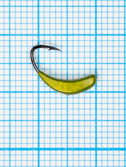 Мормышка Банан Квадратный (Banana Quattro) 0,45/6, жёлтый Fluo