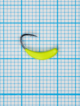 Мормышка Банан Квадратный (Banana Quattro) 0,35/4, жёлтый Fluo +