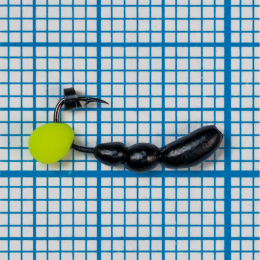 Мормышка Лесной Муравей Drops желтый (Formica RUFA) 0,34/16, чёрный