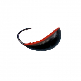 Мормышка Водяной ослик (Asellus aquaticus) 0,75/4,  чёрно-красный Fluo +